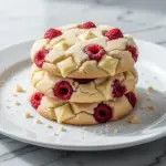 Raspberry White Chocolate Shortbread Cookies - featured image