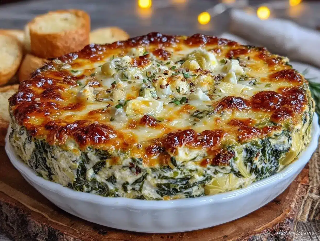 Restaurant-Style Spinach Artichoke Dip: Cheap Single Serve 4 Restaurant-Style Spinach Artichoke Dip preparation steps