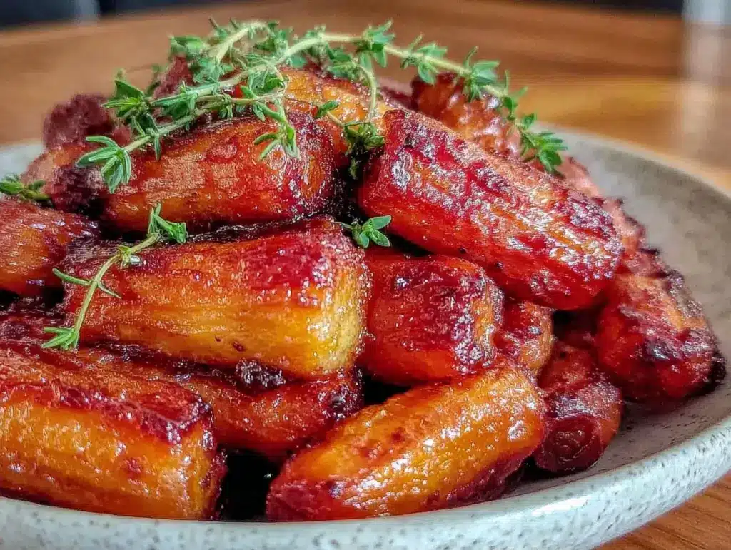 Rosh Hashanah honey roasted carrots - featured image