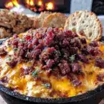 smoked queso dip - featured image