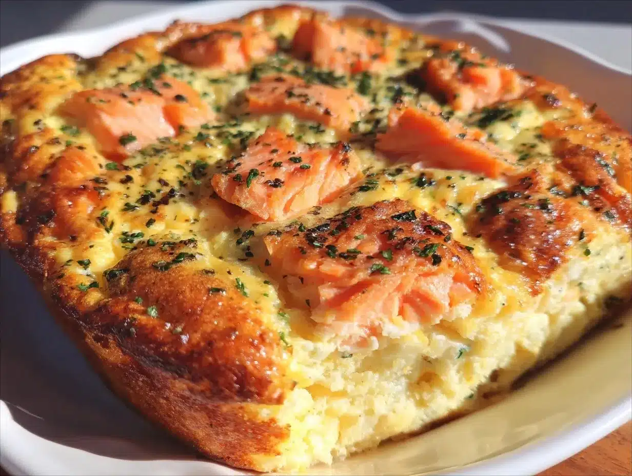 Smoked Salmon Dill Egg Casserole: 1 Trick 4 smoked salmon dill egg casserole preparation steps