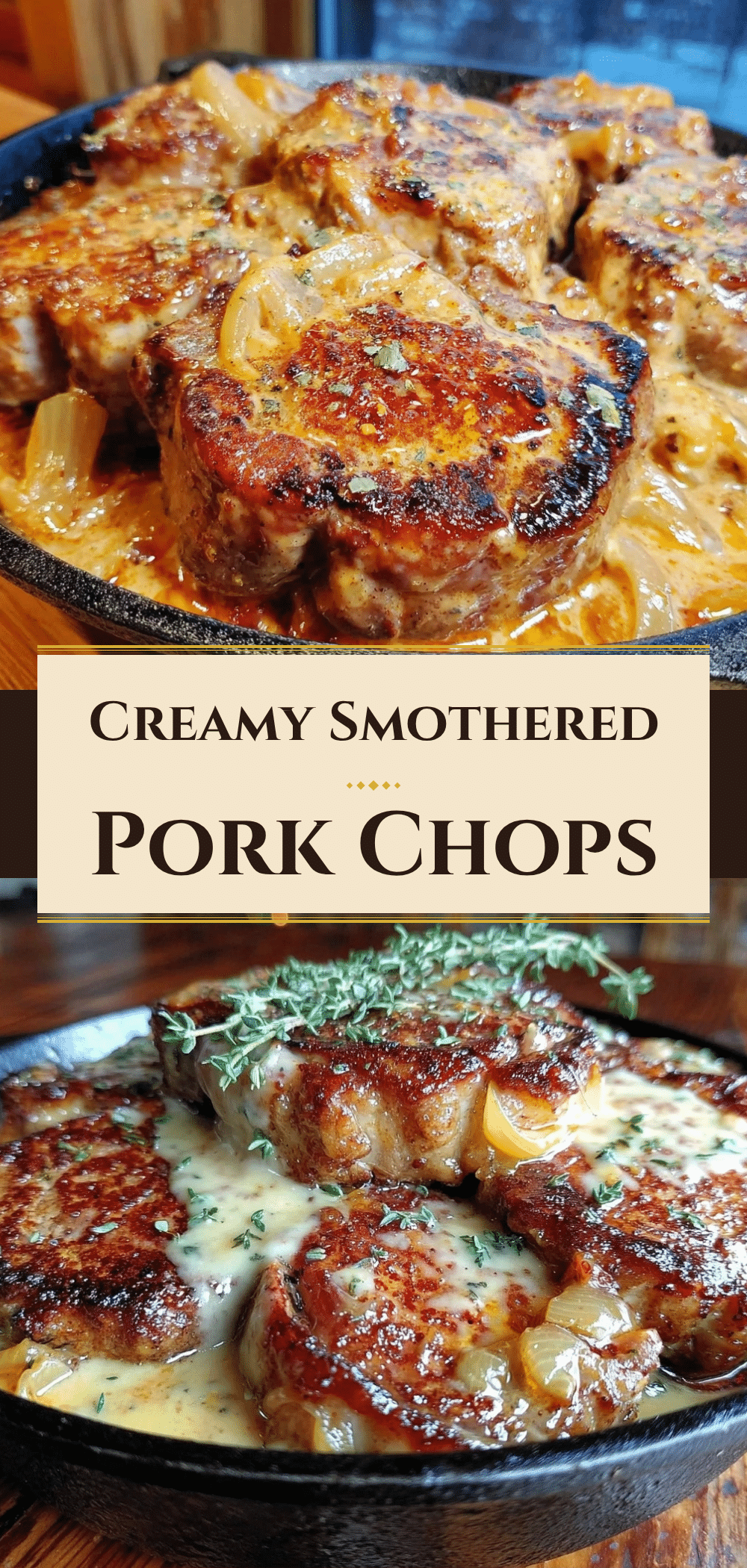 Smothered Pork Chops: Best Creamy Onion Gravy Recipe 5 smothered pork chops with creamy onion gravy recipe
