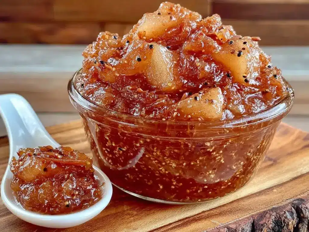 spiced pear preserves - featured image