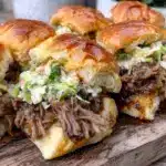 tailgate slow cooker pulled pork sliders - featured image