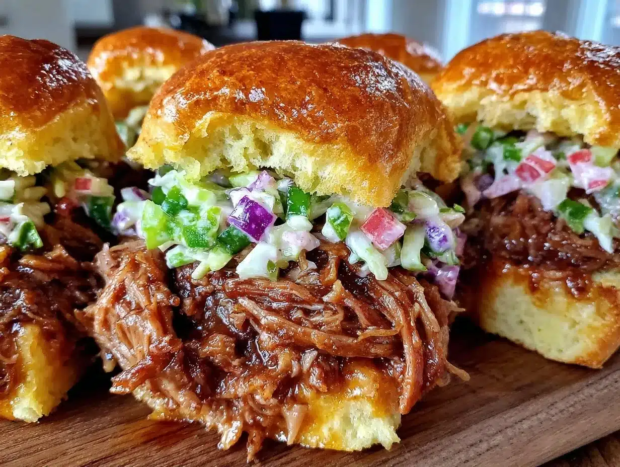 Tailgate Slow Cooker Pulled Pork Sliders: Easy Game Day Slaw 4 tailgate slow cooker pulled pork sliders preparation steps