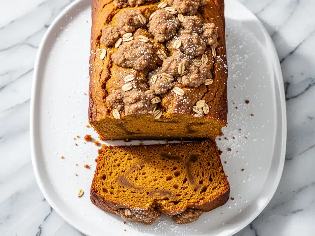 Ultra-Moist Pumpkin Bread with Brown Butter Streusel 4 ultra-moist pumpkin bread preparation steps