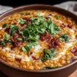 vegan coconut curry lentil soup - featured image