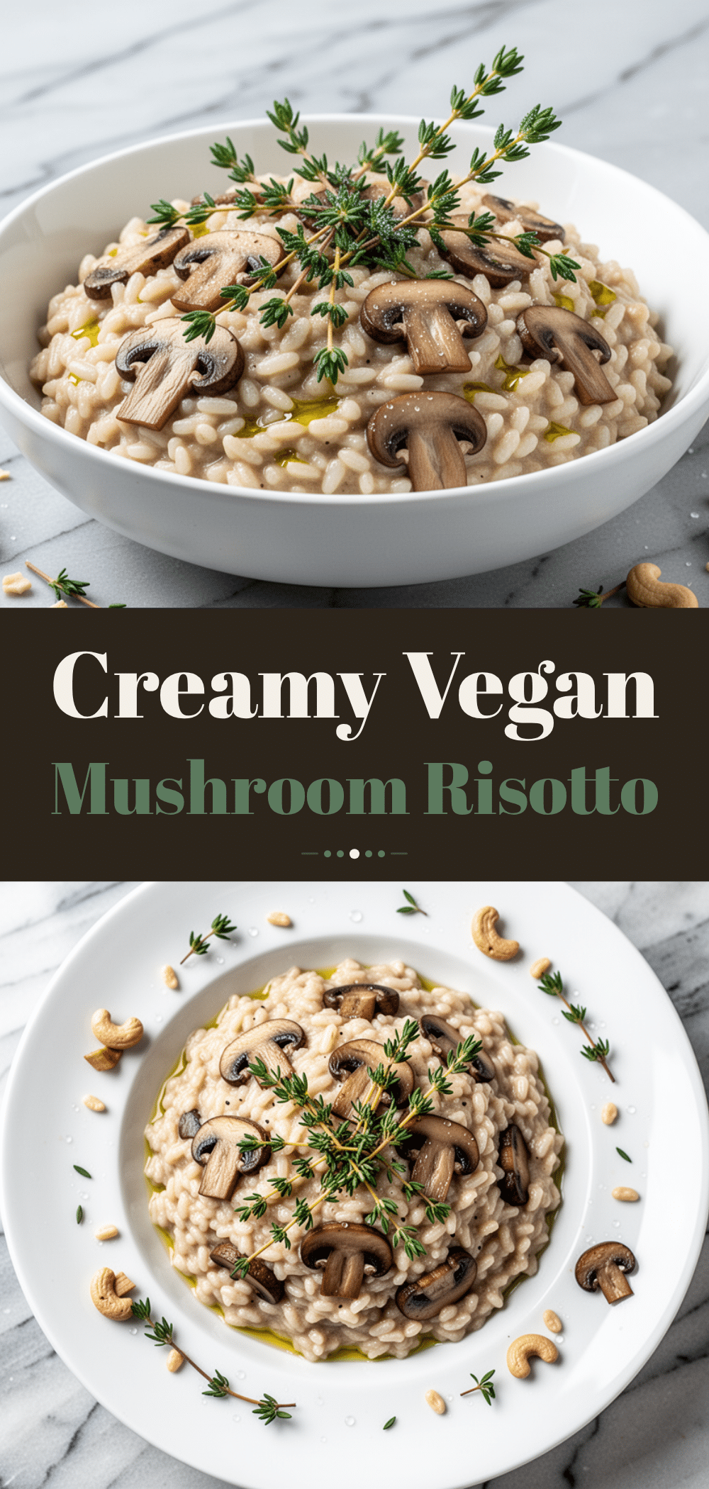 Vegan Creamy Mushroom Risotto: 10-Min Easy Creamy Dinner 5 vegan creamy mushroom risotto recipe