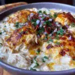 white chicken chili with cream cheese - featured image
